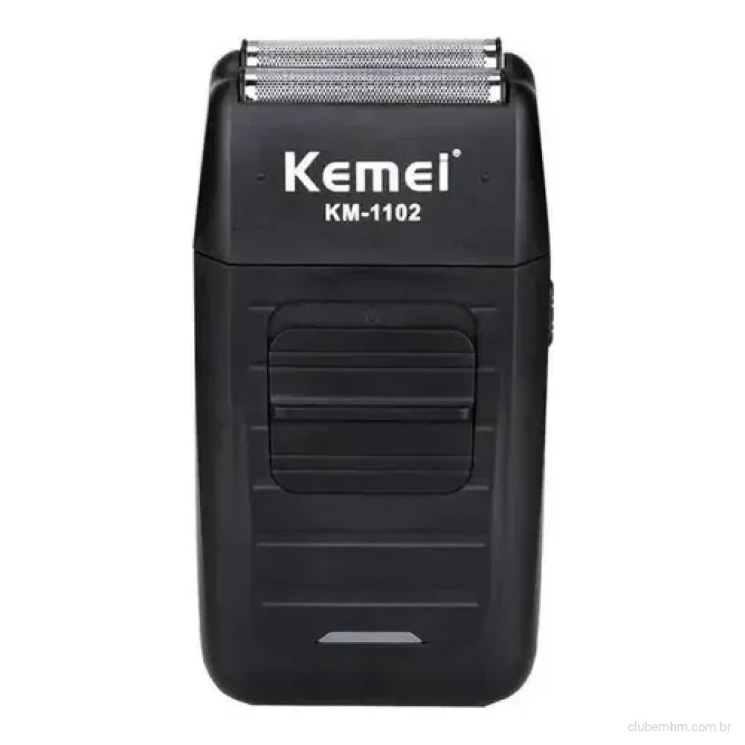 Barbeador Shaver Kemei KM-1102 Bivolt Sem Fio para Acabamento
