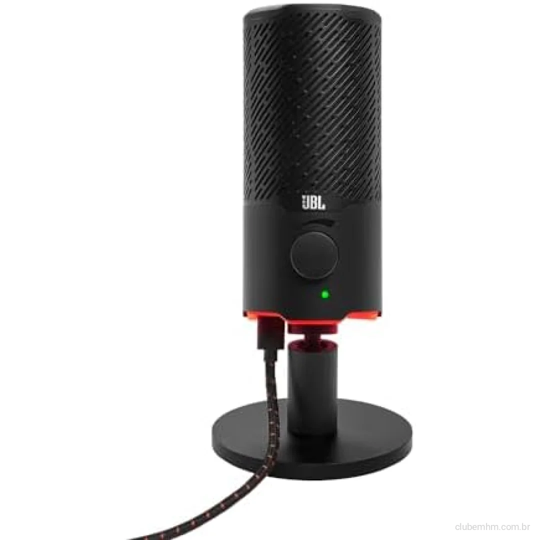 JBL, Microfone Gamer, Quantum Stream, Impedância (ohms) > 16, Com cabo USB