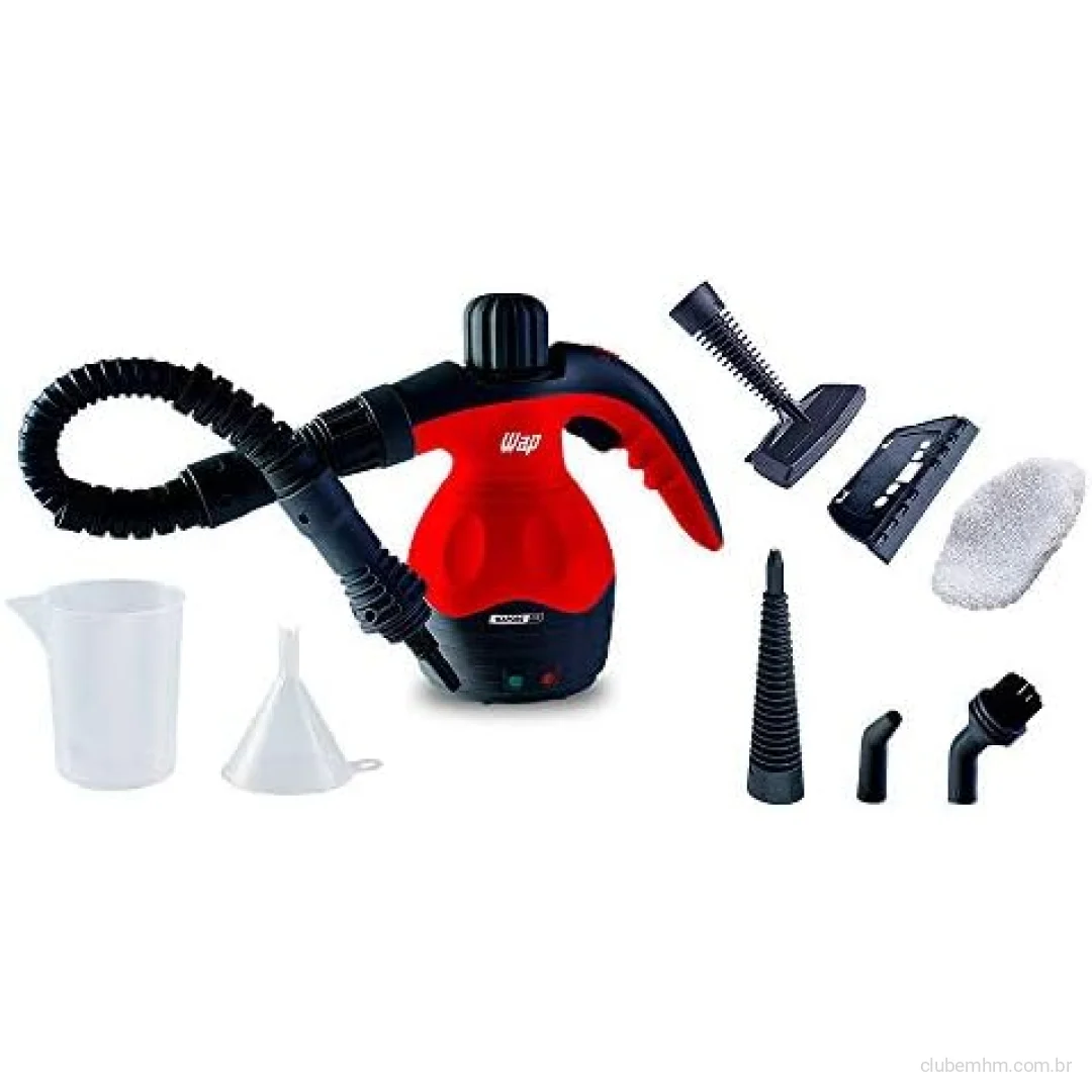 WAP Higienizador a Vapor Vaporizador e Limpador WAPORE FIT Compacto 1000W Elimina Sujeiras Remove Gordura Esteriliza 127V